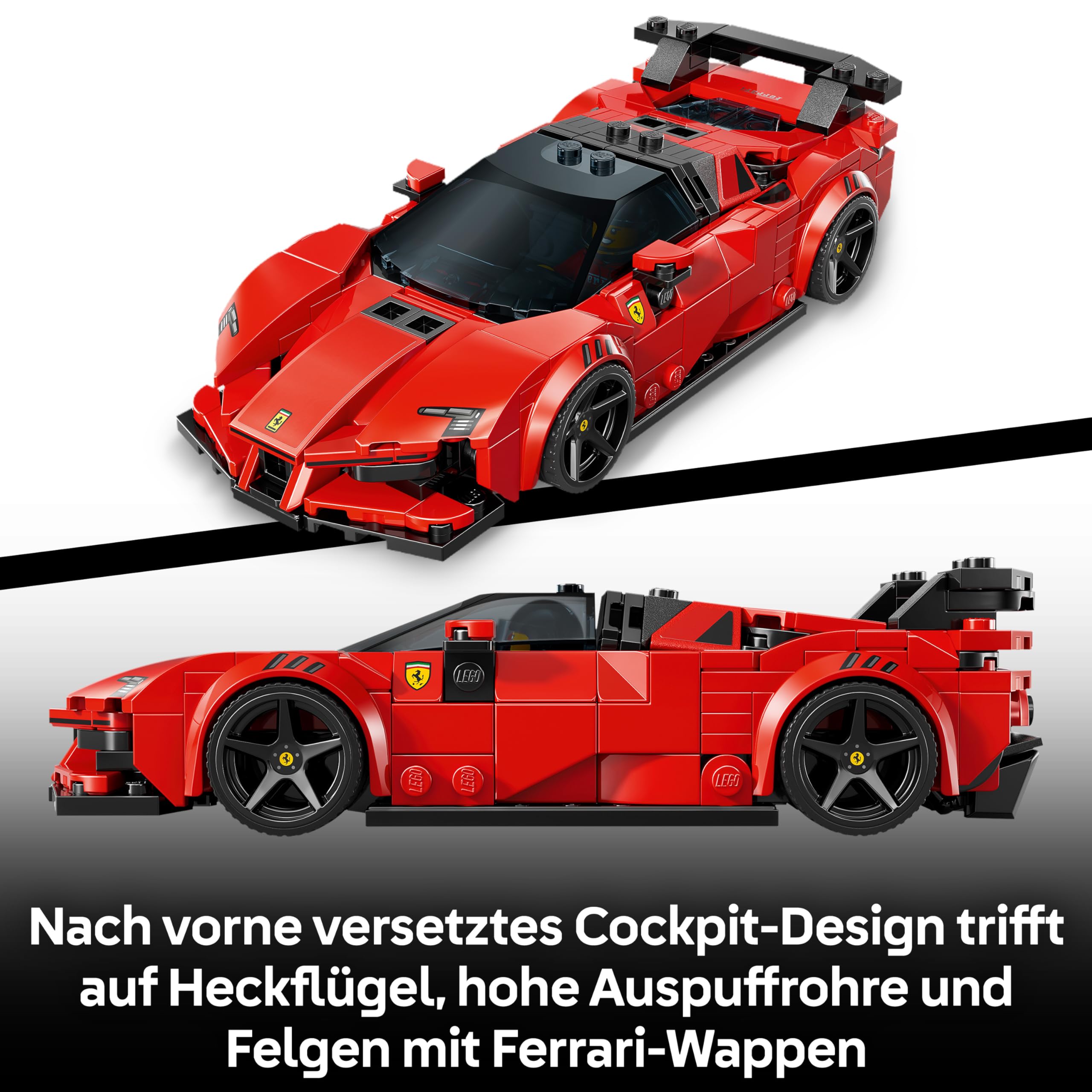LEGO Speed Champions Ferrari SF90 XX Stradale Sportwagen - Modellbau mit sammelbarer Fahrer Minifigur - Geburtstagsgeschenkidee für Jungen ab 9 Jahren und Motorsportfans - 77254 4