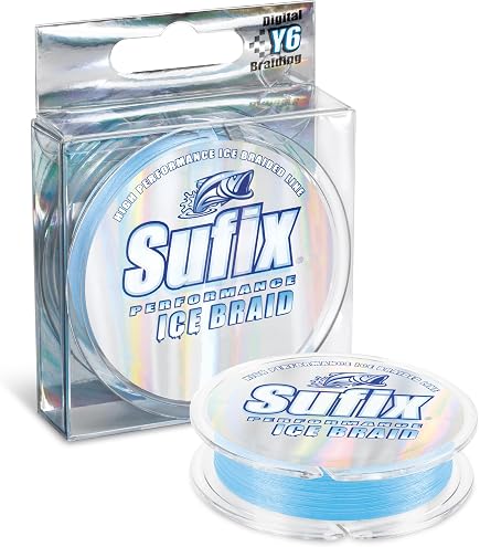 braided fishing line for ice fishing Sufix Braid 6 lb (Glacier Blue, Size- 75 YD Spool) : Ice : Sports & Outdoors Shimano 12 Aldebaran BFS firm profile resists length:2.1m Casting C702MH topseller