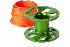GEAR UP GUIDE Superlight Aluminum Dive Reel 100 Feet of Scuba Line Mussel that Perfectly Complements the Environment, Gator
