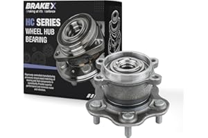 Brake X Rear Right Wheel Bearing and Hub Assembly for 2014-2019 Nissan Rogue | HC Series Rear Passenger wheel hub assembly