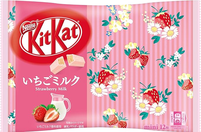 Amazon ネスレ日本 キットカット ミニ いちごミルク 12枚 12袋 キットカット 板チョコ チョコバー 通販
