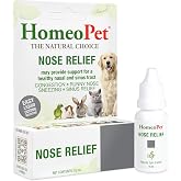 HomeoPet Nose Relief, Sinus Supplement for Dogs and Cats, 15 Milliliters | Natural nasal support for cats, dogs, and other pets, safe homeopathic formula, liquid drops suitable for daily use