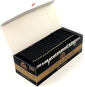 Imperator Black 200 tubos de cigarrillos con filtro - 1 caja ...