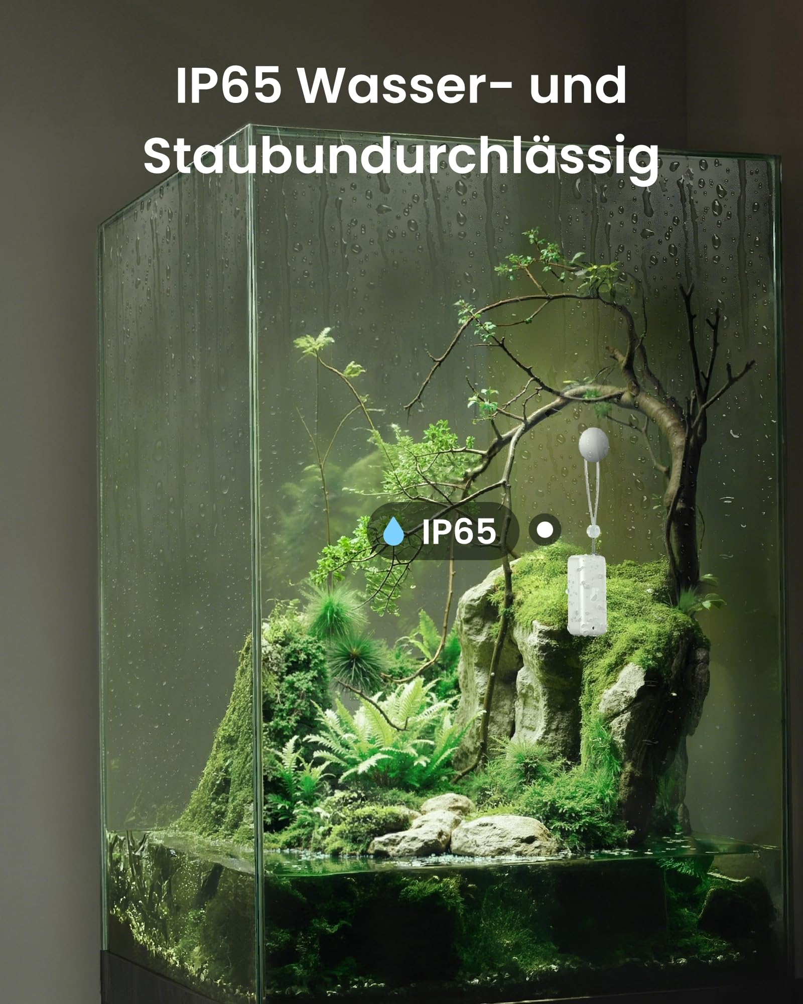 SwitchBot WLAN Hygrometer Thermometer Innen Außen 3er-Pack mit Hub Mini Matter, IP65 Wasserdichter Temperatur- und Feuchtigkeitssensor mit App Benachrichtigung und kostenlose Datenspeicherung 2