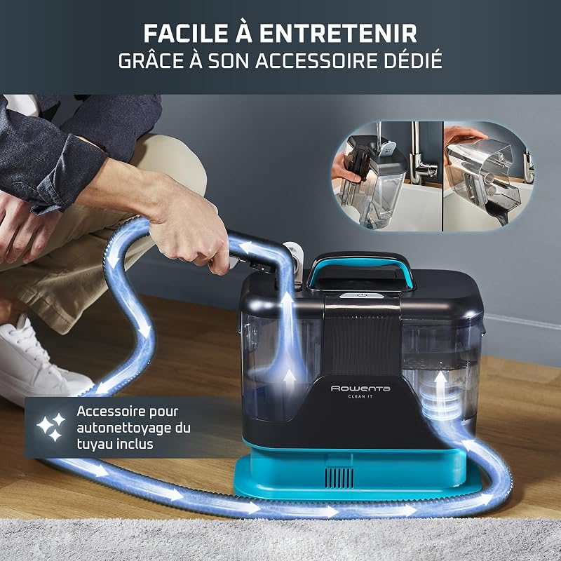 - Clean It Shampouineuse Détacheur de Taches et - Bleu - Noir