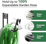 Josmimic Metal Wall Hose Holder 100 110 150 ft Hose Extension Cord Holder view 6