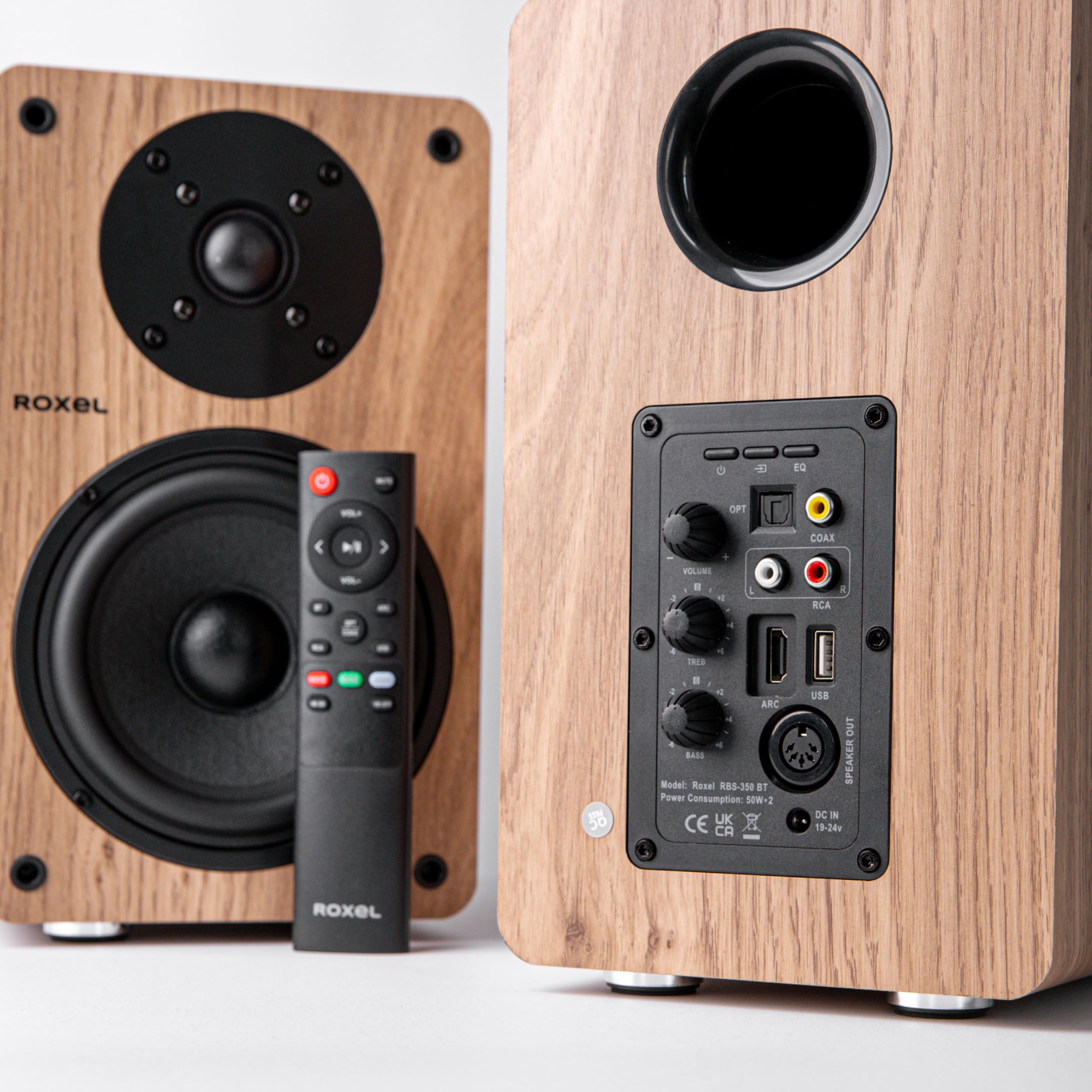 Roxel Onyx Active Bookshelf Speakers, 100-Watt RMS Zimbabwe