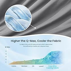 Cozy Bliss Cooling Comforter Queen Size