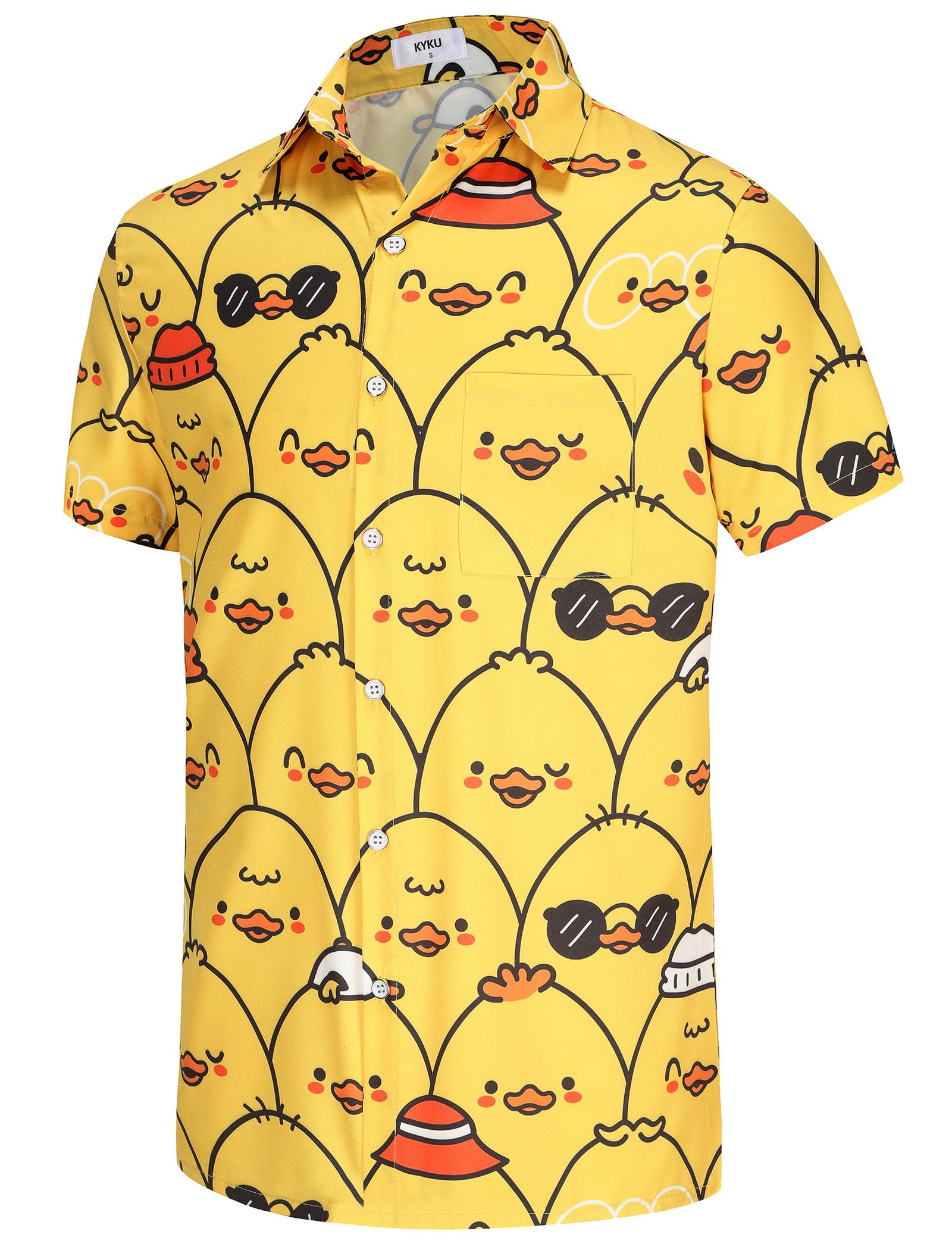 KYKU Rubber Duck Apparel Hawaiian Button Up Shirts