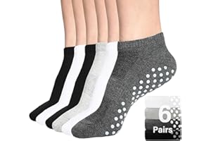 DIBAOLONG Womens & Mens Low Cut Socks, 6-Pair Ankle No Show Athletic Short Cotton Socks