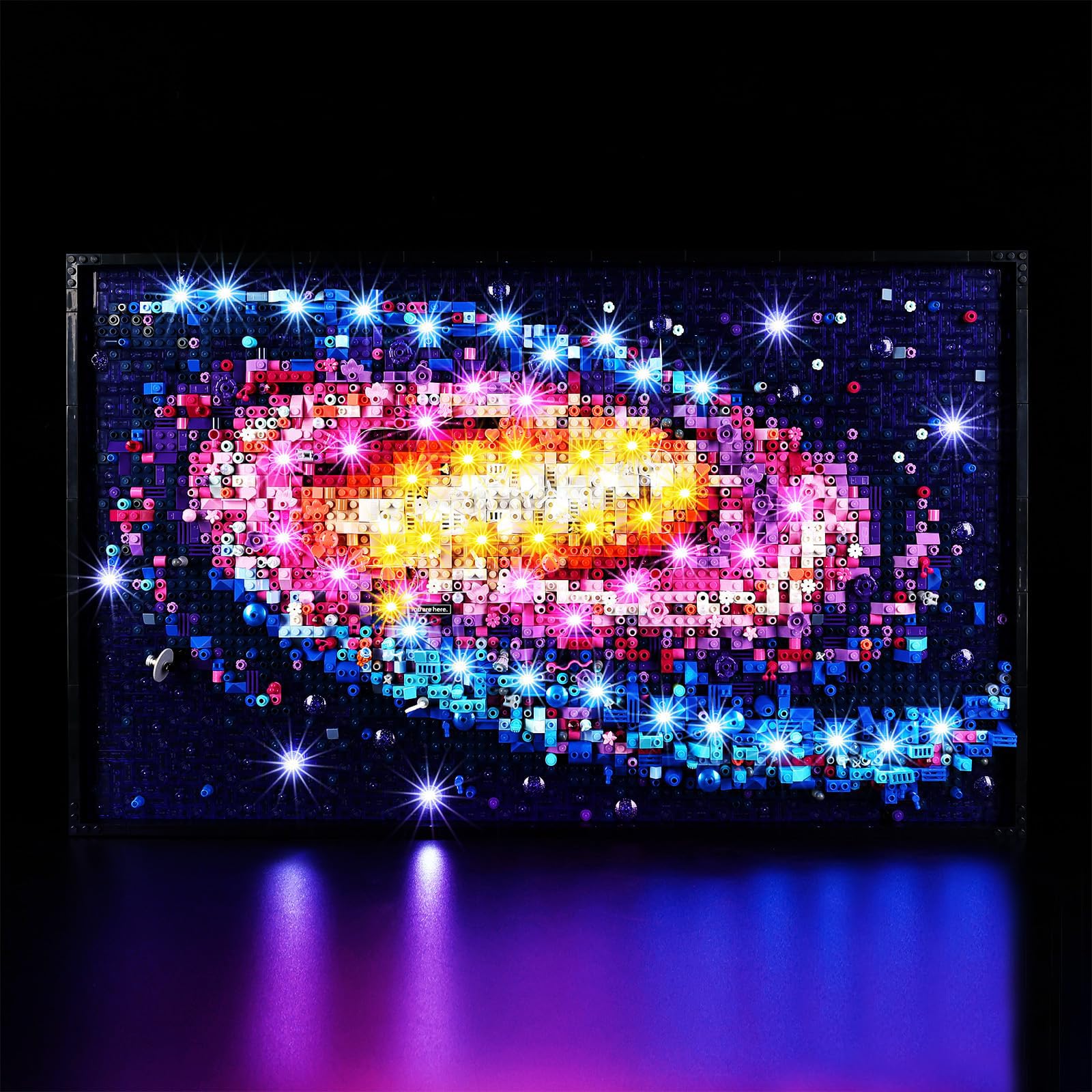 Kyglaring LED Lighting Kit Compatible with Lego Art The Milky Way Galaxy 31212 Building Blocks, Lighting Accessories for Lego 31212 Model Set (Not Model) — image 1