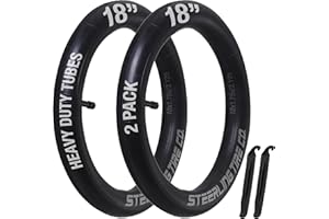 STEERLING TIRE CO. [2-Pack] Heavy Duty - 12"/14"/16"/18"/20" | Kids Bikes Inner Tubes Replacements for Kids Bikes -3.50mm Thick for RoyalBaby, JOYSTAR, Dynacraft and More!