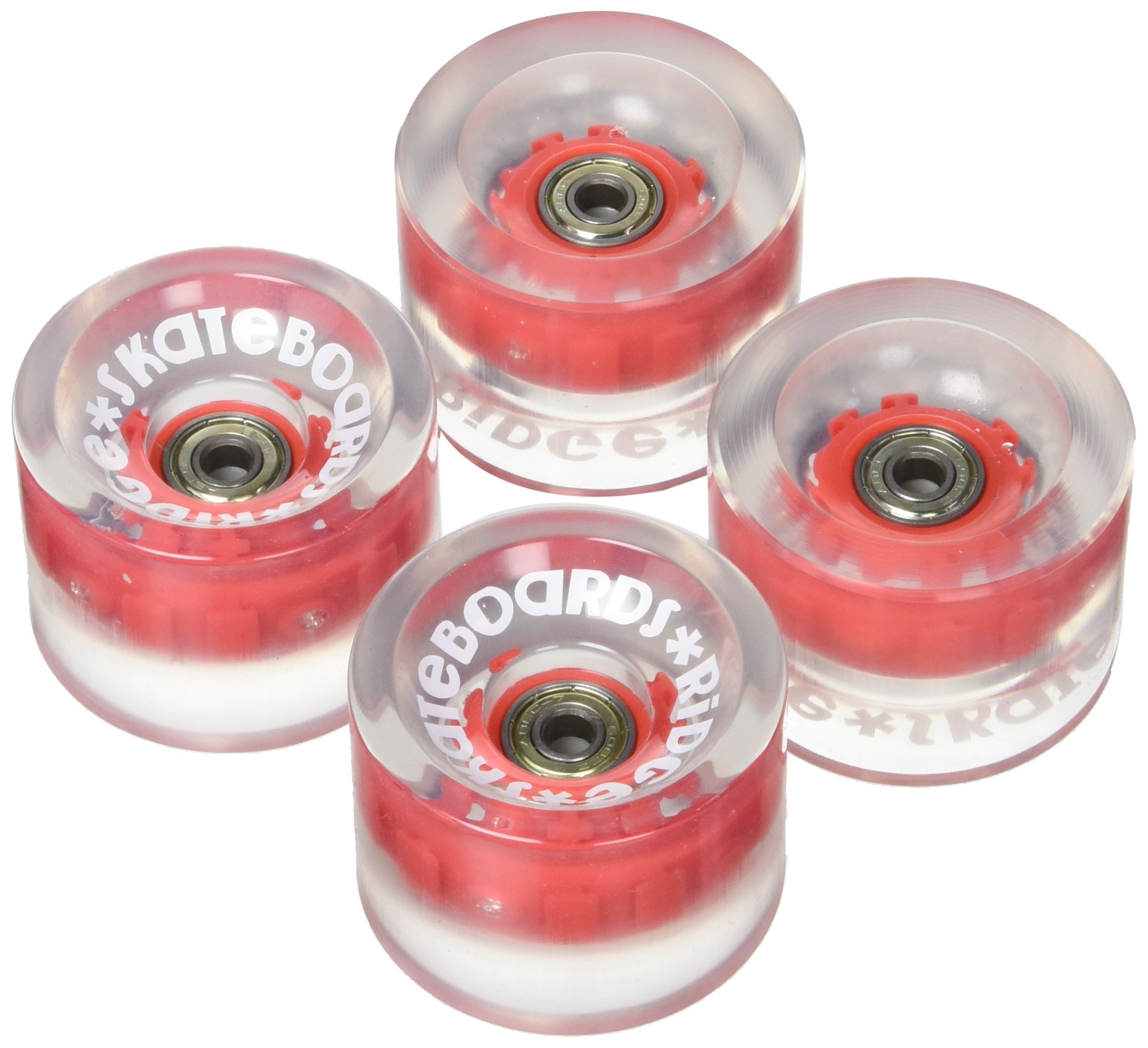 Ridge Skateboards Longboard Skateboard Wheels, LED, 70 mm