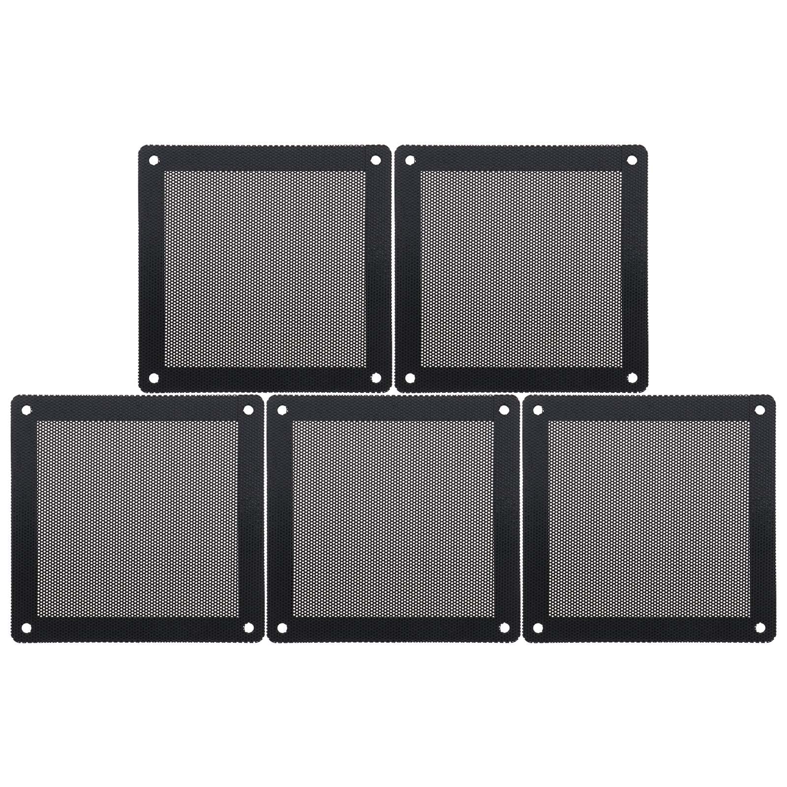 ECSiNG 5PCS 140x140mm Computer Fan Dust Mesh Cover PVC Dustproof Filter Magnetic Frame PC Fan Grills for Desktop
