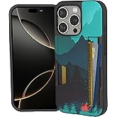 Smartish® iPhone 16 Pro Wallet Case - Wallet Slayer Vol. 2 [Slim + Protective] Credit Card Holder w/Kickstand - Drop Tested Hidden Card Slot Cover Compatible w/Apple iPhone 16 Pro - Moving Mountains