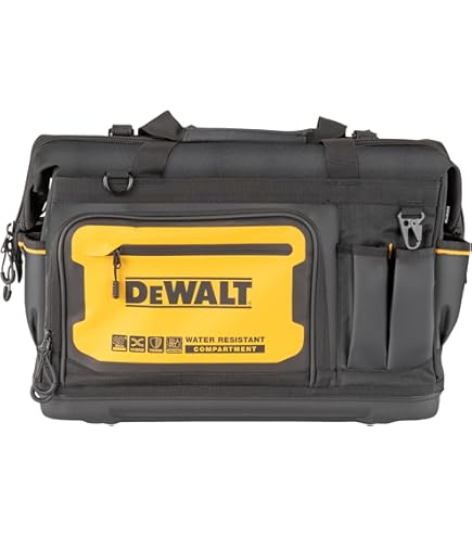 Amazon.com: DEWALT Tool Bag, Easy Access Small Tool Pouch with