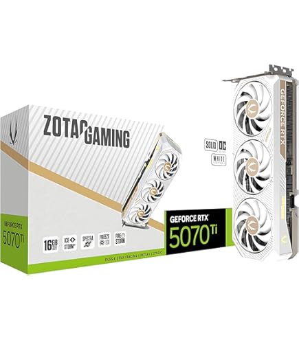 Amazon.com: ASUS TUF Gaming GeForce RTX 5070 Ti 16GB GDDR7 White