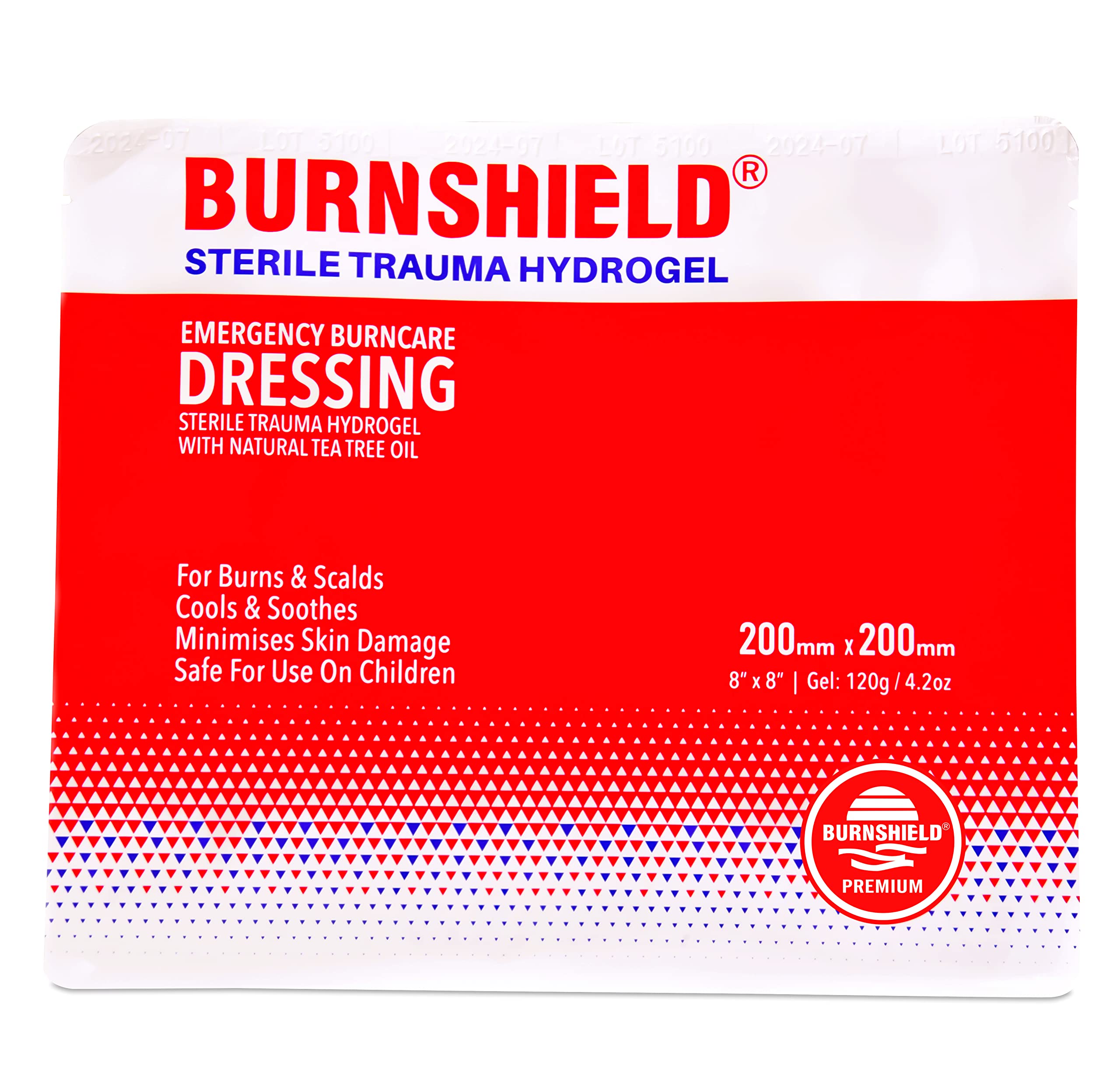 Burnshield Burn Dressing 20 X 20cm (sterile And Individually Wrapped)