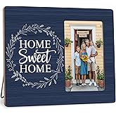DIMSEOIUS Home Sweet Home Picture Frame, Housewarming Gifts for New Home, New Apartment Photo Frame, Fits 4x6 Photo