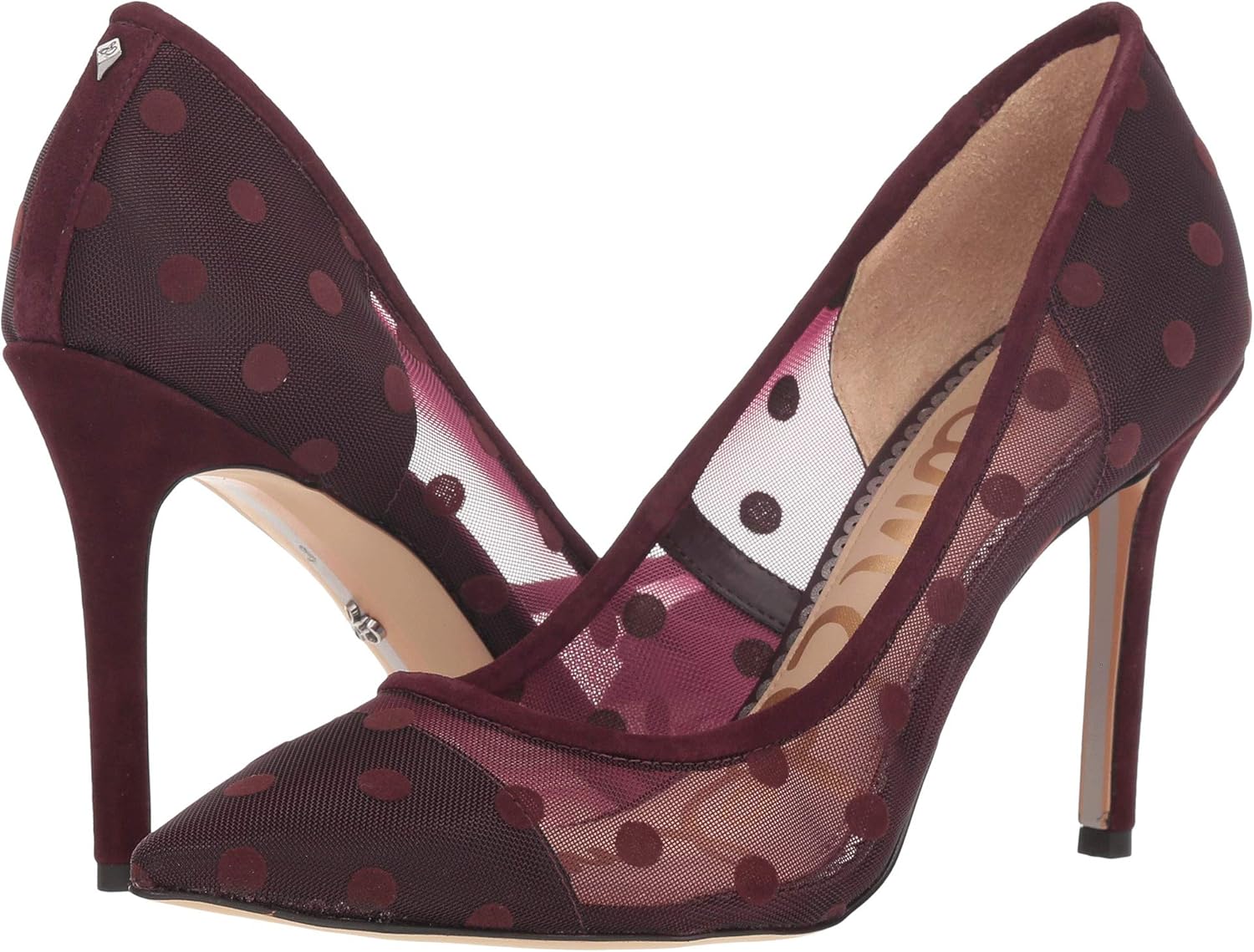 sam edelman burgundy heels
