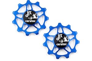 JRC Components 11T Ceramic Pulley Wheels | Compatible with Shimano Dura Ace R9250, 105 R7150 & Ultegra R8150 | Hybrid Ceramic Derailleur Pulley Wheels for Shimano 12 Speed Rear Derailleur