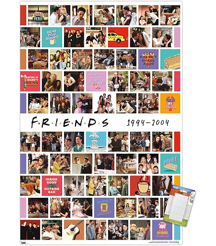 Friends Infographic Maxi Poster