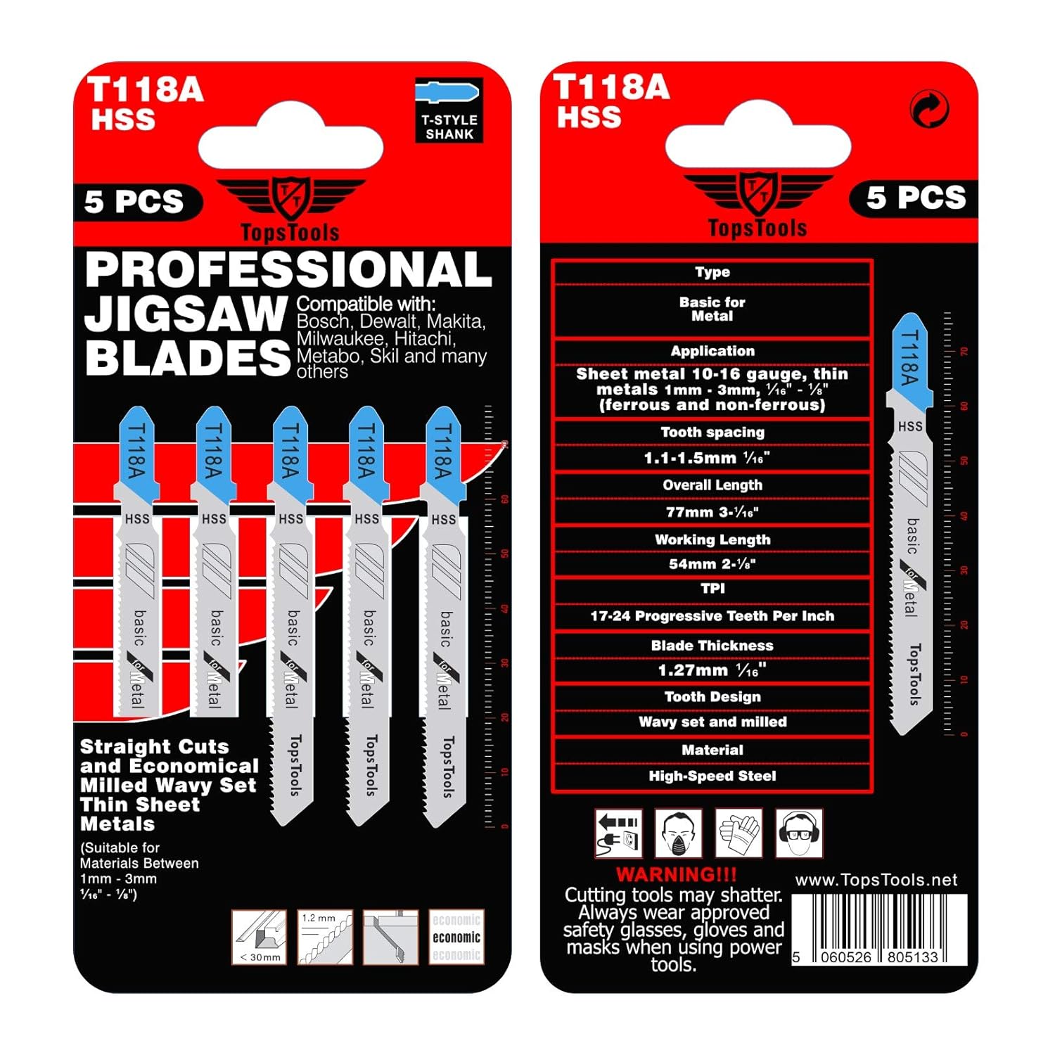 Business, Industry & Science 50 x TopsTools JSTTK10 T101AO ...