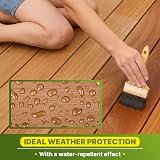 Nordicare Teak Oil 1L Outdoor Wood Oil for Garden Furniture Seals Drying view 7
