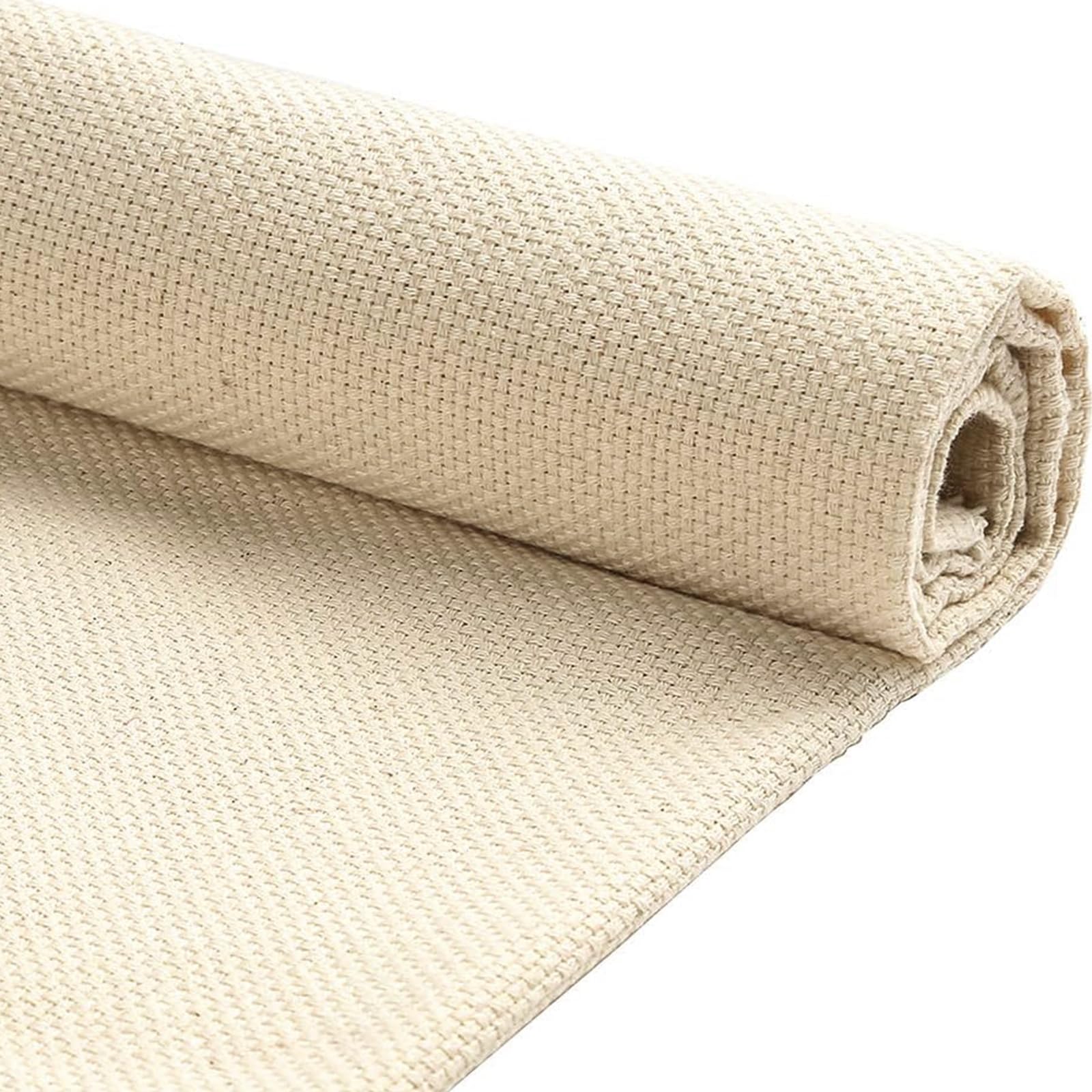 Wool Queen 26.3''x19.6'' Needlework Fabric, Monk's Cloth for Rug-Punch & Pinch Needle