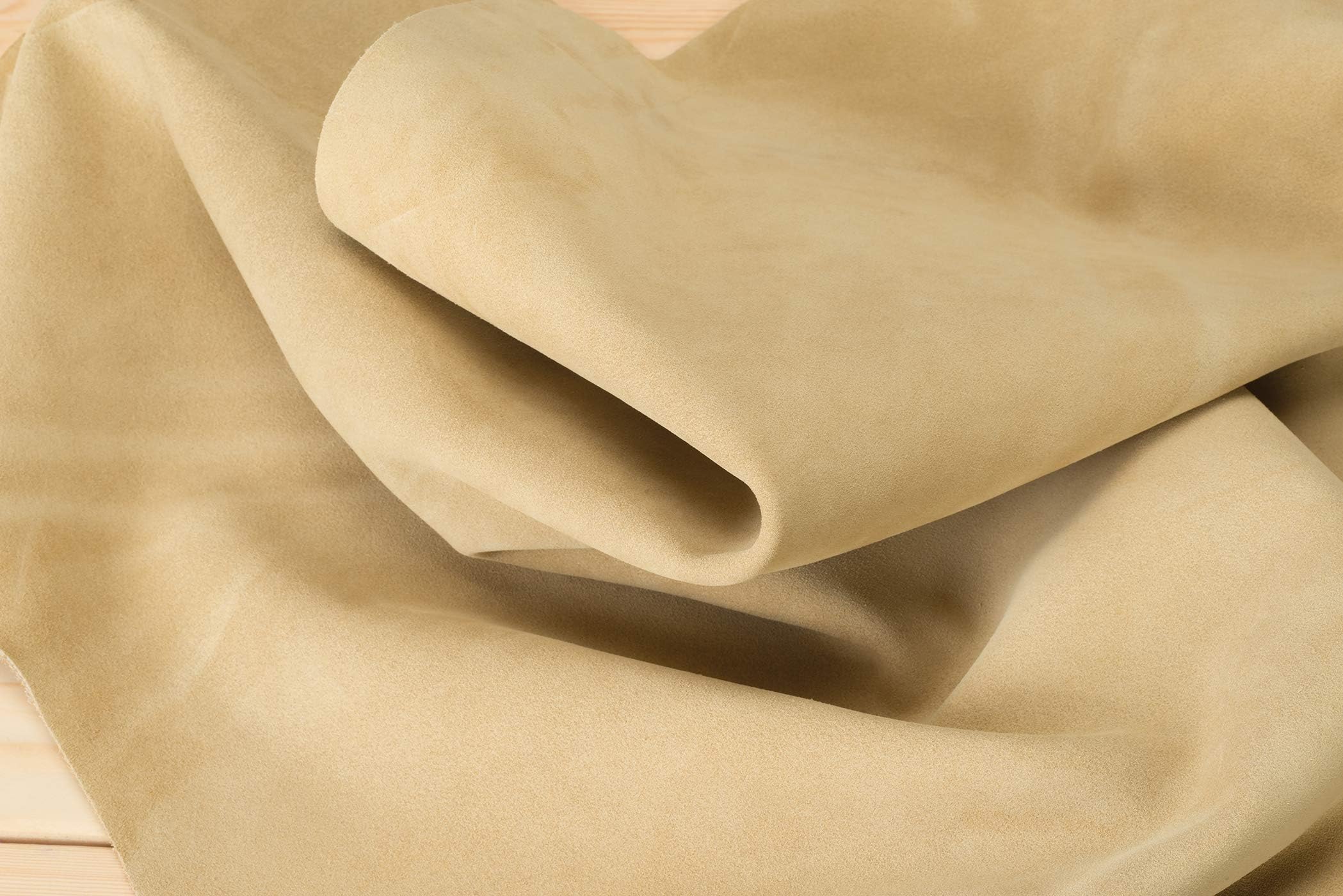 Suede Leather Cowhide, Sand