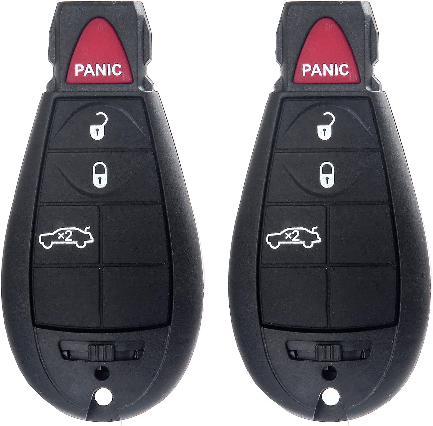 ECCPP Replacement fit for Uncut Keyless Entry Remote Key