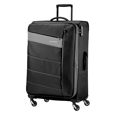 KITE 4-Rad Trolley L erweiterbar, Schwarz, 89949-01