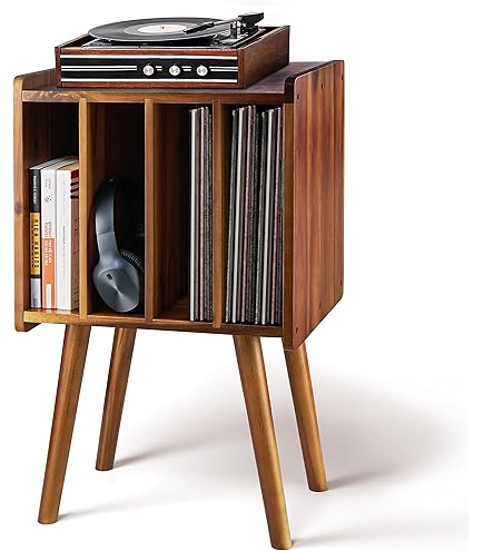 Amazon.com: X-cosrack Record Player Stand with Storage up to 100