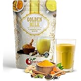 NY SPICE SHOP Golden Milk Superfood Powder – 4 Oz (Ounce) Instant Latte Mix Superfood with Turmeric - Superfood Blend of Turmeric, Cinnamon, Ginger, Black Pepper, Nutmeg, Green Cardamom