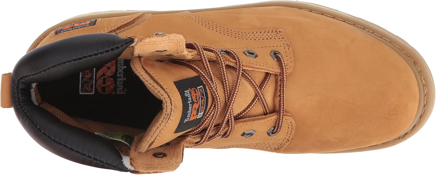 Timberland PRO Men's 6" Pit Boss Steel Toe Industrial Work Boot: Shoes