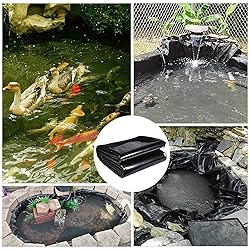 ToLanbbt Pond Liner 13 x 20 Ft HDPE Pond Liners, 20