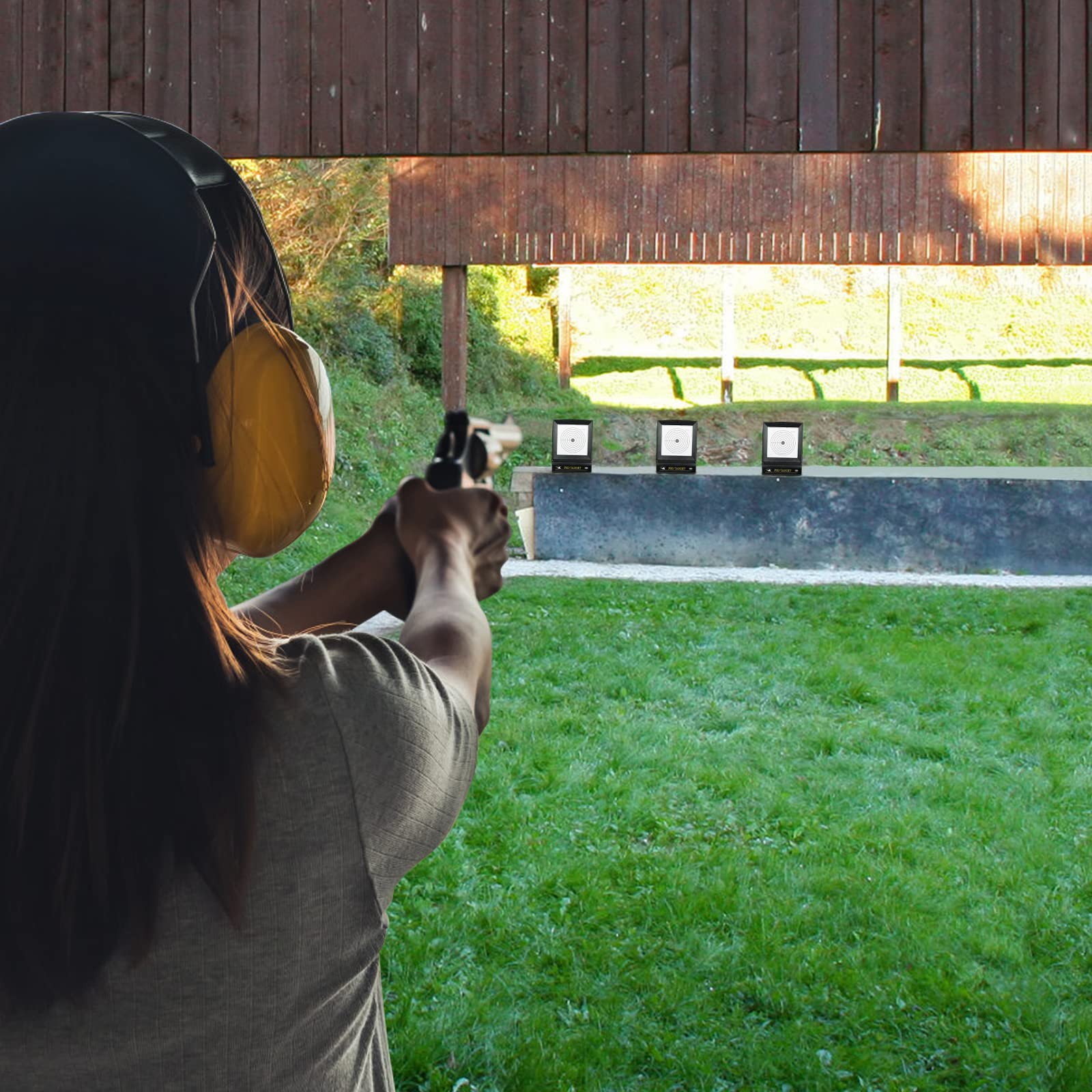 Airsoft Targets for Shooting, Reusable BB & Pellet Guns with Trap Net