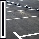 PEUTIER Parking Lot Stencil 4 x 88 Inch Silicone Foldable Reusable Template view 5