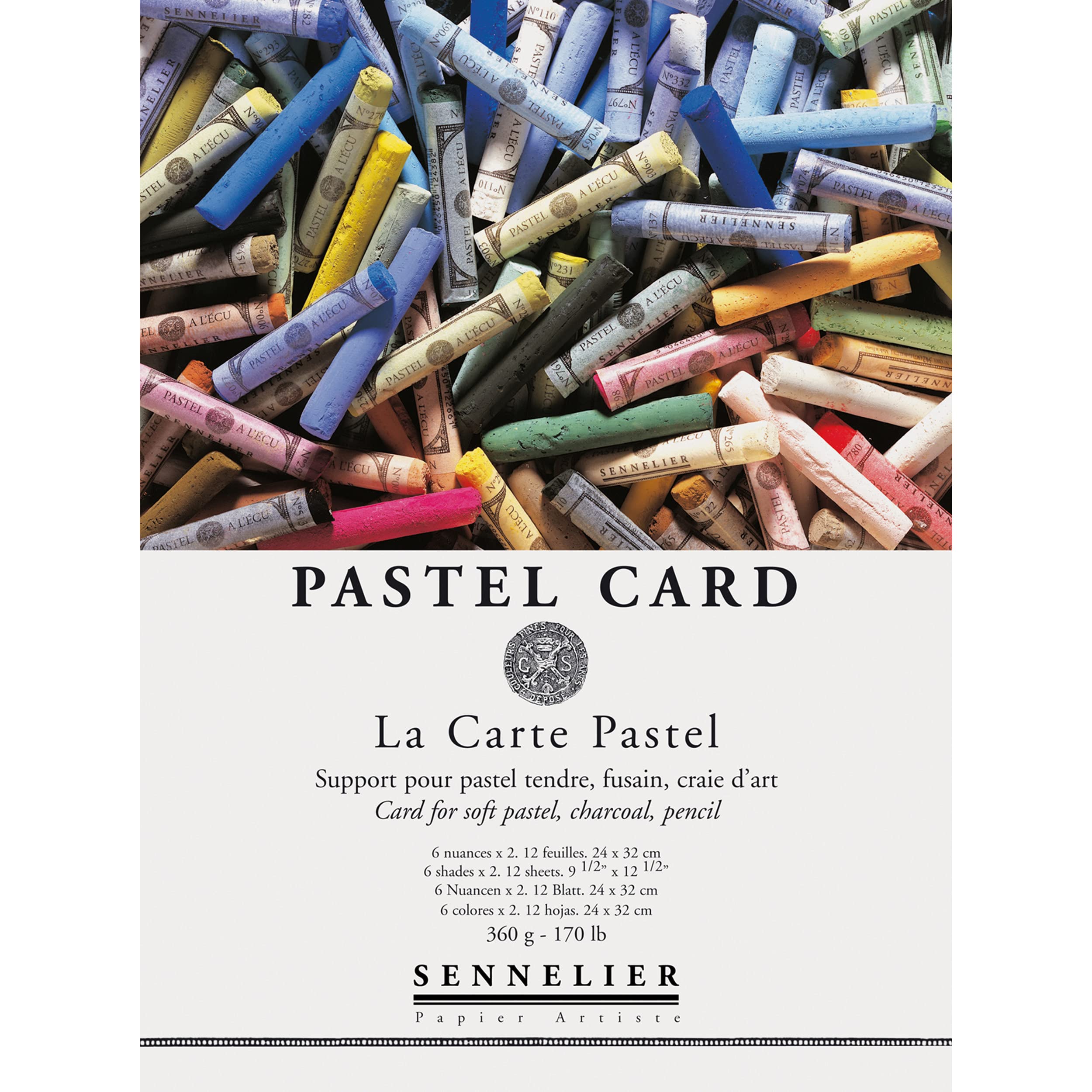 Sennelier La Carte Pastel Pad, 9" x 12", Multi
