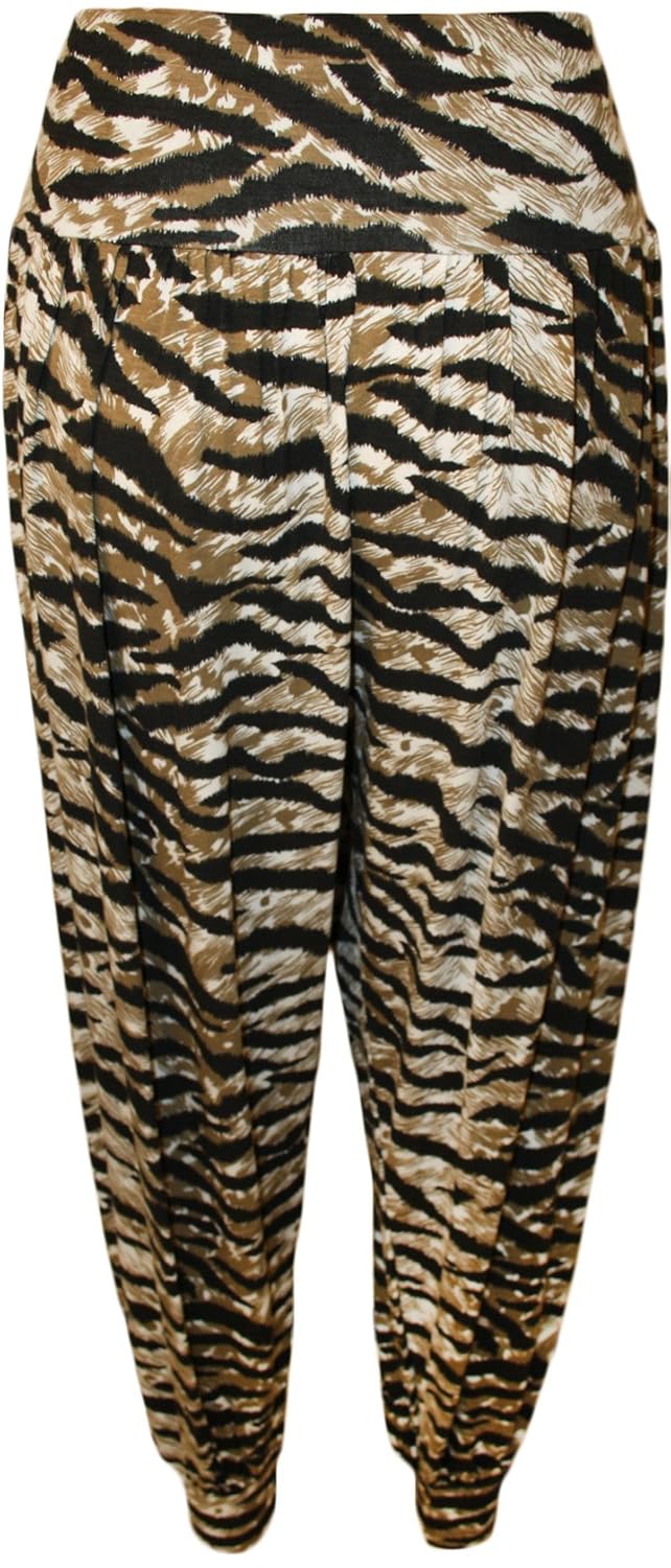 printed harem pants plus size