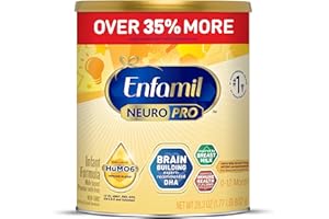 Enfamil NeuroPro Baby Formula, Brain and Immune Support with DHA, Iron and Prebiotics, Infant Formula Inspired by Breast Milk, Non-GMO, 28.3 Oz Value Can