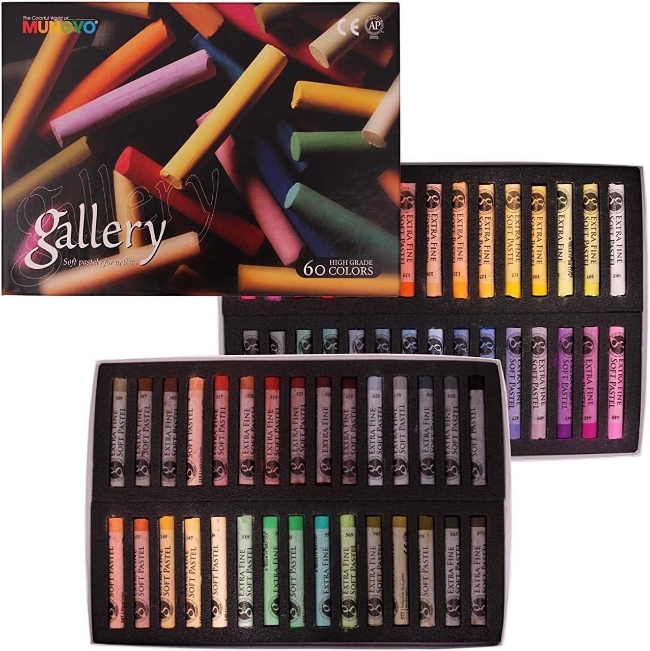 Mungyo Professional Gallery Extra Fine Soft Pastel 60 Assorted Colours