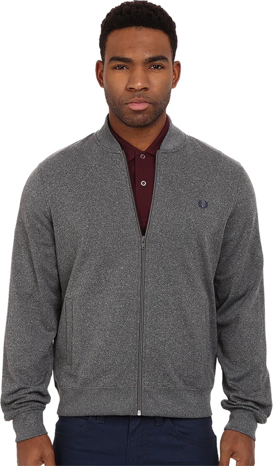 Amazon.com: Fred Perry Mens Bomber Track Jacket: Clothing