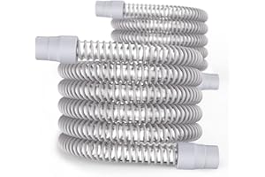 OMOTIYA CPAP Tube - 6-Foot Universal CPAP Tubing - FSA/HSA eligible-Compatible with Most Machines & Masks, 19mm CPAP Hose - 22mm connectors, Lightweight Flexible, Odor-Free, 2-Pack