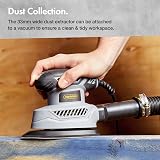 VonHaus Detail Sander 130W Electric Wood Sander Dust Collector 12 Sandpaper view 6