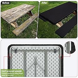 Picnic Table Cover with Bench Covers Camping