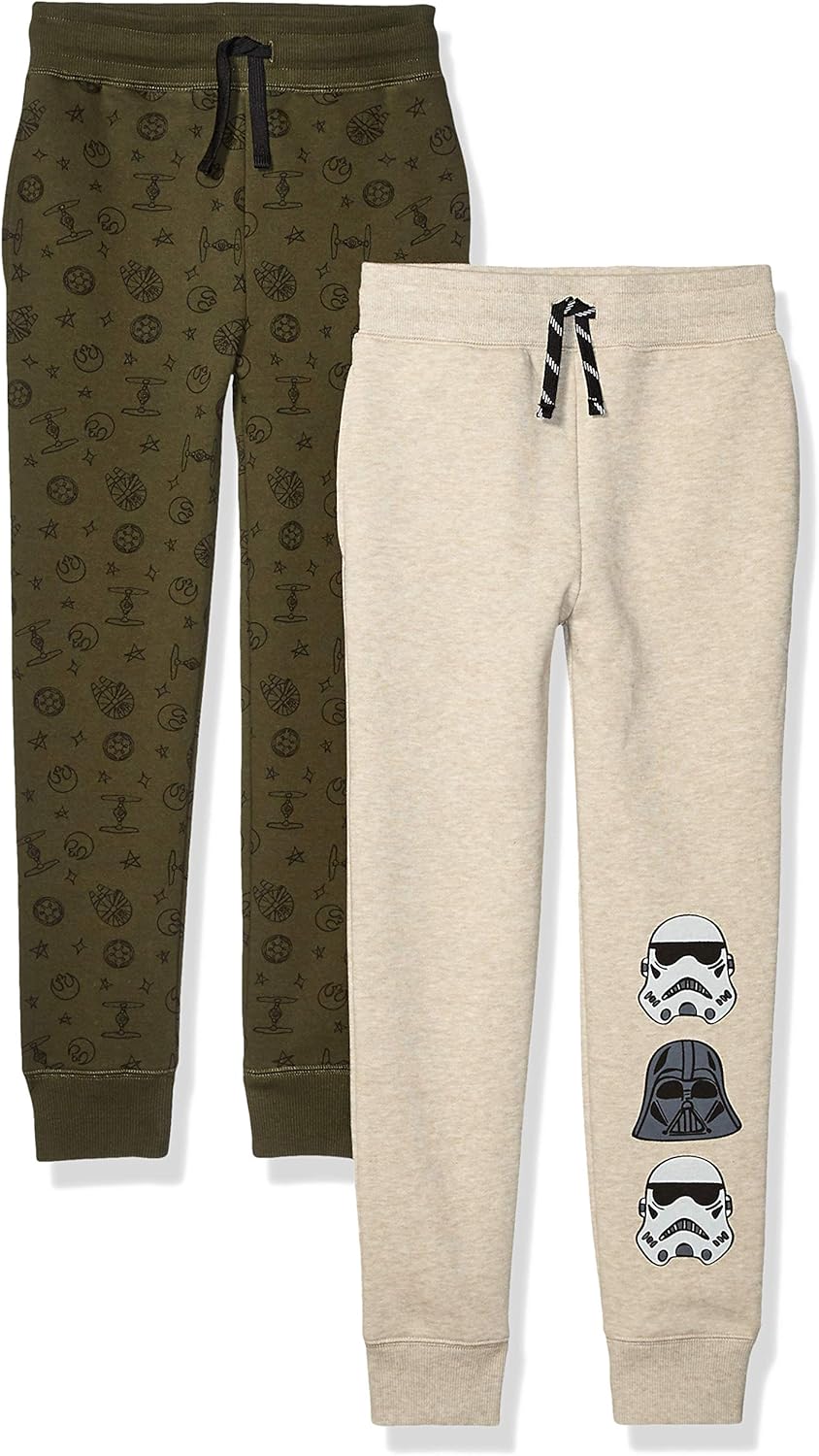  Brand - Spotted Zebra Boys Disney Star Wars Marvel Fleece Jogger Sweatpants: Clothing