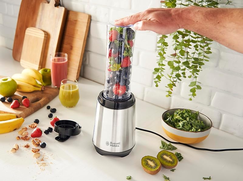 Standmixer To Go, Edelstahl, 600 ml, Mit Mixbecher