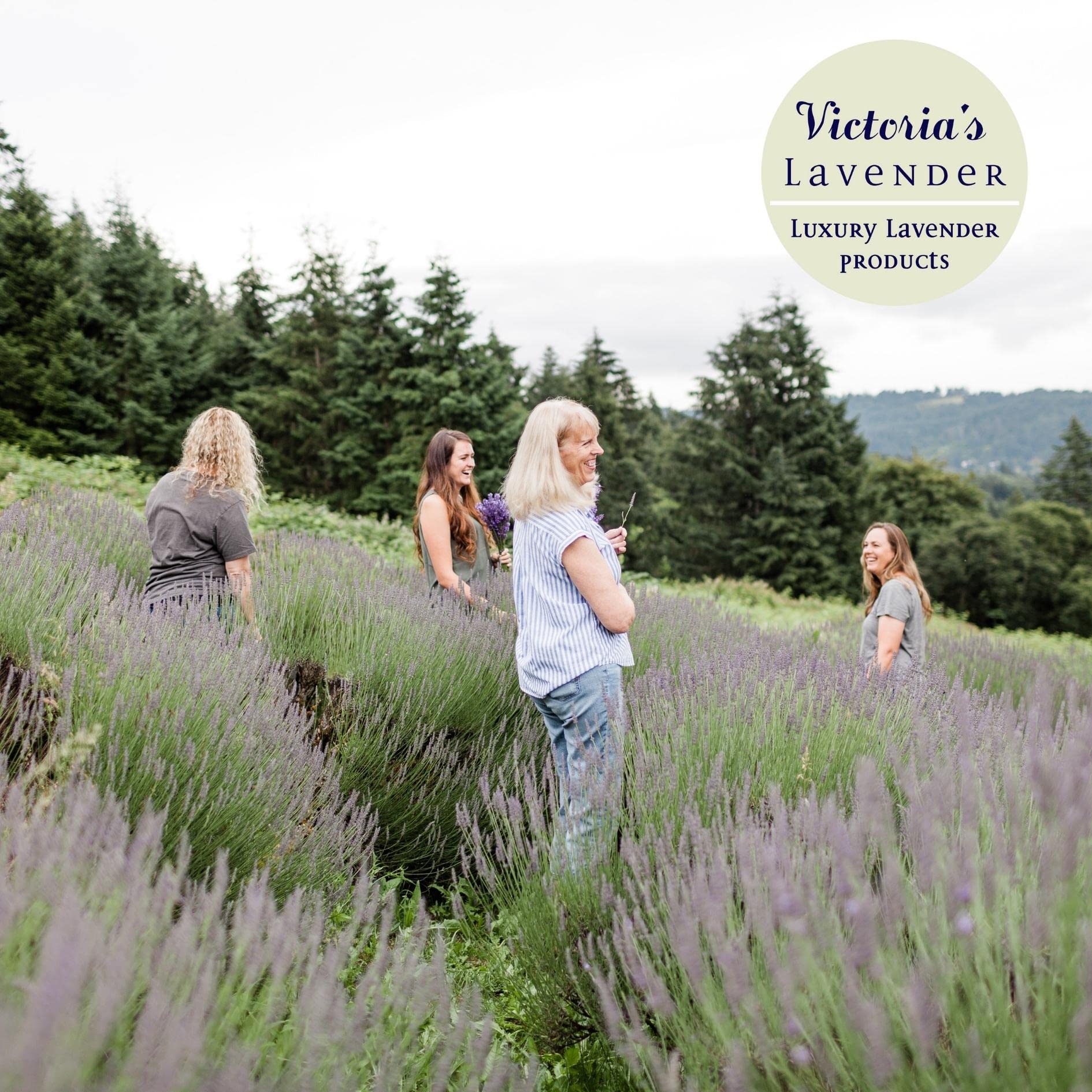 Victoria's Lavender Room Spray, All Natural Home Atmosphere Essential Oil Concentrated Room Spray Air Freshener, Bathroom Odor Eliminator, Luxury Spray Made in the USA, Lavender & Fir - 1 Pk (4 Fl Oz)