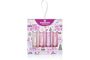 essence | Extreme Shine Volume Lipgloss Gift Set | 4 Shades in 1 Set | Stocking Stuffer for Beauty Lovers | Vegan & Cruelty Free | Free from Gluten, Parabens, Preservatives, Oil